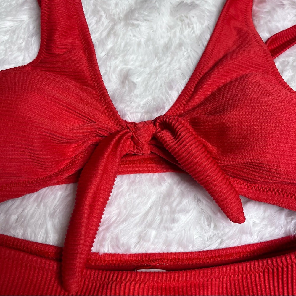 Cupshe Ribbed Bikini Set - Picture 2 of 8
